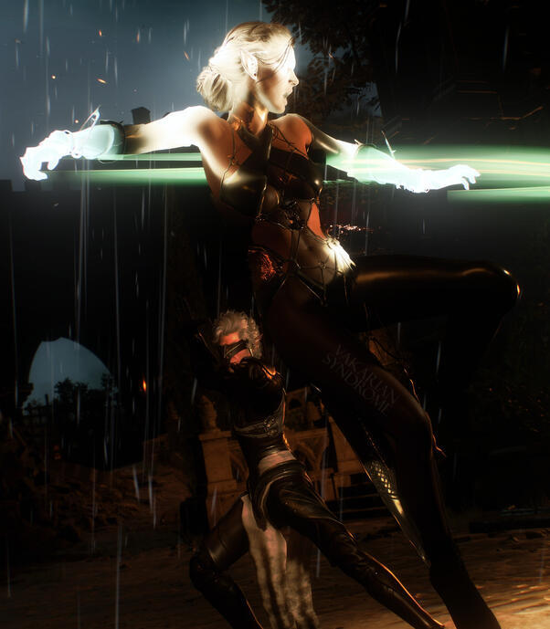 Astarion and Adelaide - Lovers in Arms